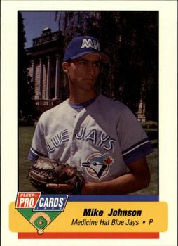 1994 Fleer ProCards #3678 Mike Johnson Front