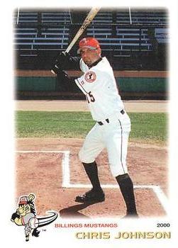2000 Grandstand Billings Mustangs #NNO Chris Johnson Front