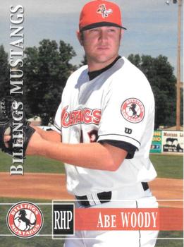 2005 Grandstand Billings Mustangs #NNO Abe Woody Front