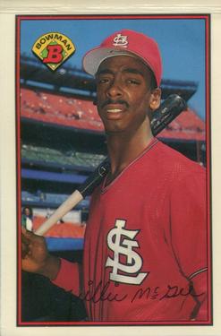 1989 Bowman - Collector's Edition (Tiffany) #442 Willie McGee Front