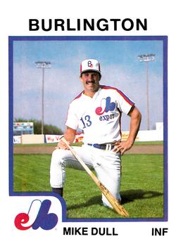 1987 ProCards #1075 Mike Dull Front