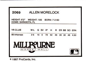 1987 ProCards #2069 Allen Morlock Back