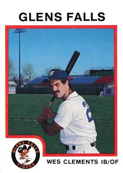 1987 ProCards #353 Wes Clements Front