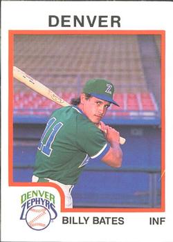 1987 ProCards #218 Billy Bates Front