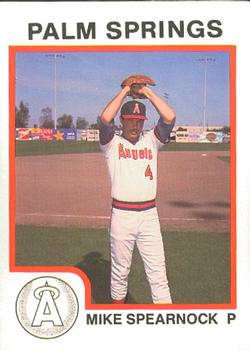 1987 ProCards #291 Mike Spearnock Front