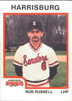 1987 ProCards #385 Rob Russell Front