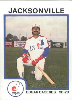 1987 ProCards #437 Edgar Caceres Front