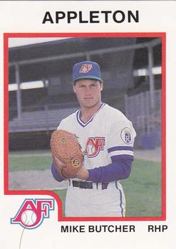 1987 ProCards #522 Mike Butcher Front