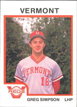 1987 ProCards #819 Greg Simpson Front