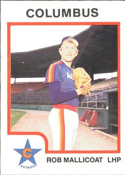 1987 ProCards #862 Rob Mallicoat Front