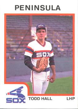 1987 ProCards #1895 Todd Hall Front