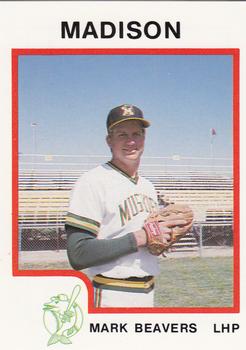 1987 ProCards #507 Mark Beavers Front
