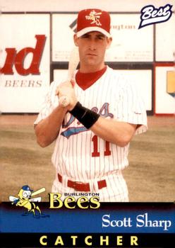 1997 Best Burlington Bees #21 Scott Sharp Front