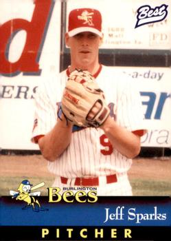 1997 Best Burlington Bees #23 Jeff Sparks Front