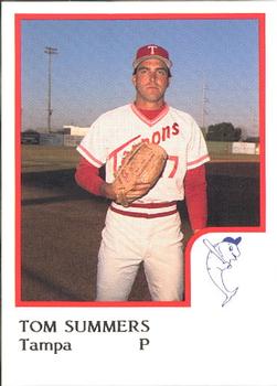 1986 ProCards Tampa Tarpons #NNO Tom Summers Front