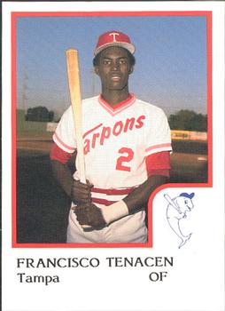 1986 ProCards Tampa Tarpons #NNO Francisco Tenacen Front