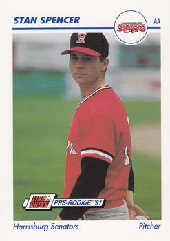 1991 Line Drive AA #270 Stan Spencer Front