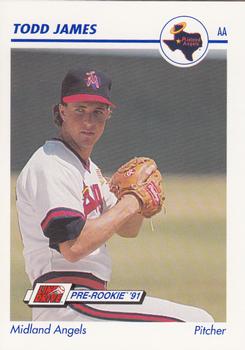 1991 Line Drive AA #437 Todd James Front