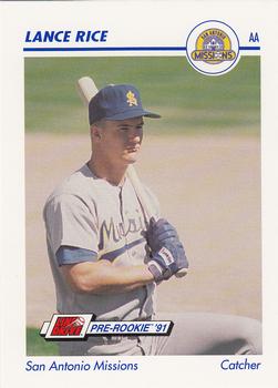 1991 Line Drive AA #539 Lance Rice Front