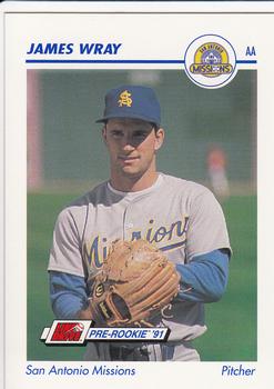 1991 Line Drive AA #550 James Wray Front
