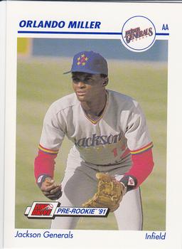1991 Line Drive AA #571 Orlando Miller Front