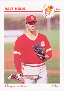 1991 Line Drive AAA #21 Dave Veres Front