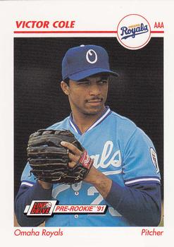 1991 Line Drive AAA #331 Victor Cole Front