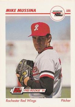 1991 Line Drive AAA #462 Mike Mussina Front