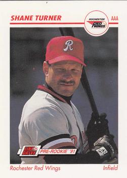 1991 Line Drive AAA #471 Shane Turner Front
