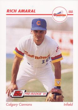 1991 Line Drive AAA #51 Rich Amaral Front