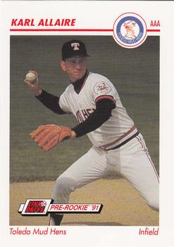 1991 Line Drive AAA #577 Karl Allaire Front