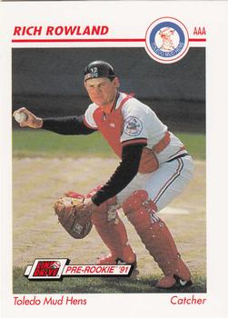 1991 Line Drive AAA #597 Rich Rowland Front