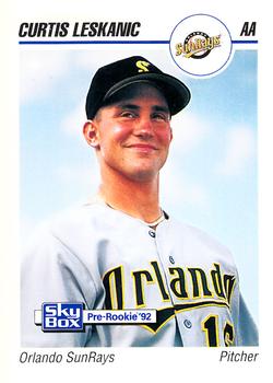 1992 SkyBox AA #218 Curtis Leskanic Front