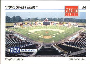 1992 SkyBox AA #298 Knights Castle Front