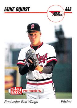 1992 SkyBox AAA #210 Mike Oquist Front