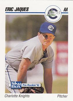 1992 SkyBox Team Sets AA #160 Eric Jaques Front