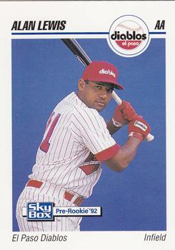 1992 SkyBox Team Sets AA #216 Alan Lewis Front