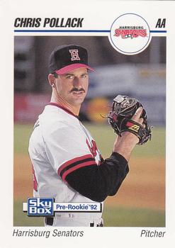 1992 SkyBox Team Sets AA #297 Chris Pollack Front