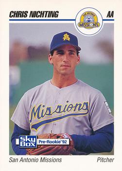 1992 SkyBox Team Sets AA #572 Chris Nichting Front