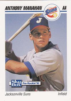 1992 SkyBox Team Sets AA #362 Anthony Manahan Front