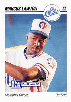 1992 SkyBox Team Sets AA #438 Marcus Lawton Front