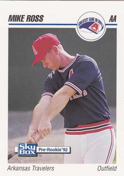 1992 SkyBox Team Sets AA #44 Mike Ross Front