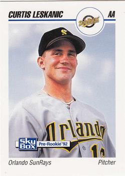 1992 SkyBox Team Sets AA #509 Curtis Leskanic Front