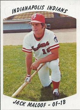 1977 Indianapolis Indians #24 Jack Maloof Front