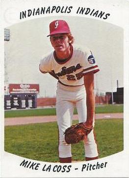 1977 Indianapolis Indians #11 Mike LaCoss Front