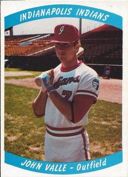 1978 Indianapolis Indians #14 John Valle Front
