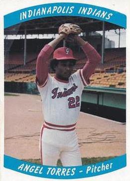 1978 Indianapolis Indians #18 Angel Torres Front