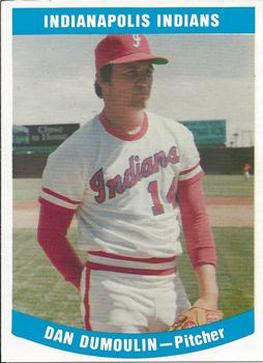 1979 Indianapolis Indians #26 Dan Dumoulin Front