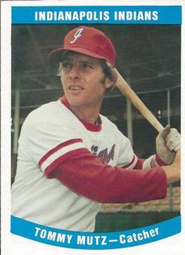 1979 Indianapolis Indians #8 Tommy Mutz Front