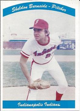 1980 Indianapolis Indians #3 Sheldon Burnside Front